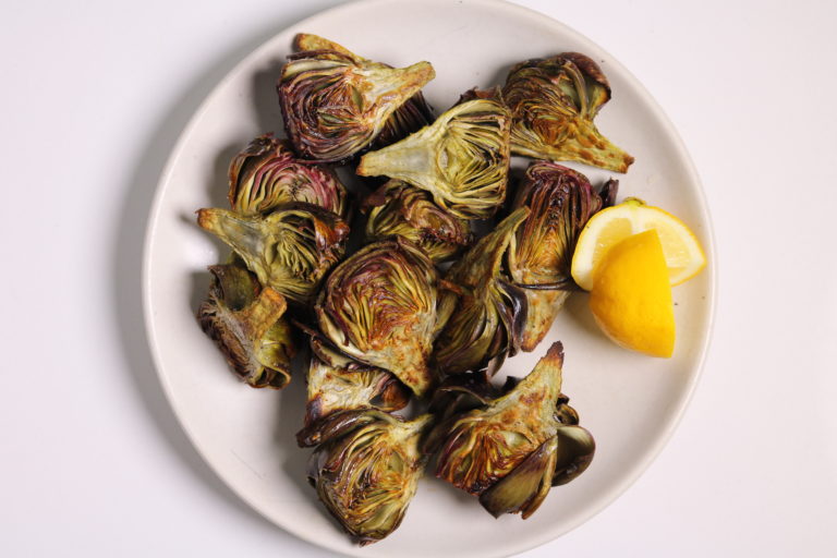 Roasted Baby Artichokes Three Hungry Boys
