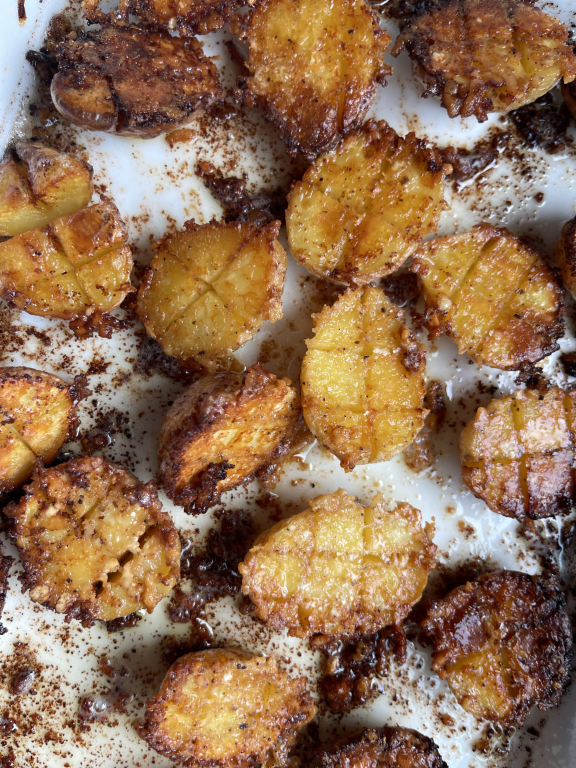 TikTok Parmesan Crusted Potatoes Three Hungry Boys