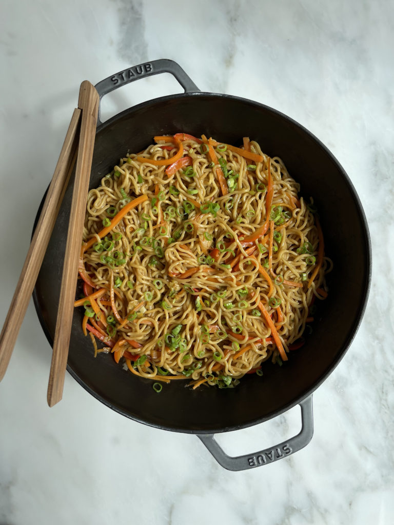 Healthy 15 Minute Asian Noodle StirFry Three Hungry Boys